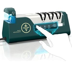 Electric Knife Sharpener with Variable Speed